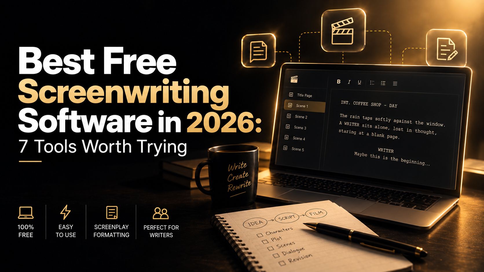 Best Free Screenwriting Software in 2026: 7 Tools Worth Trying