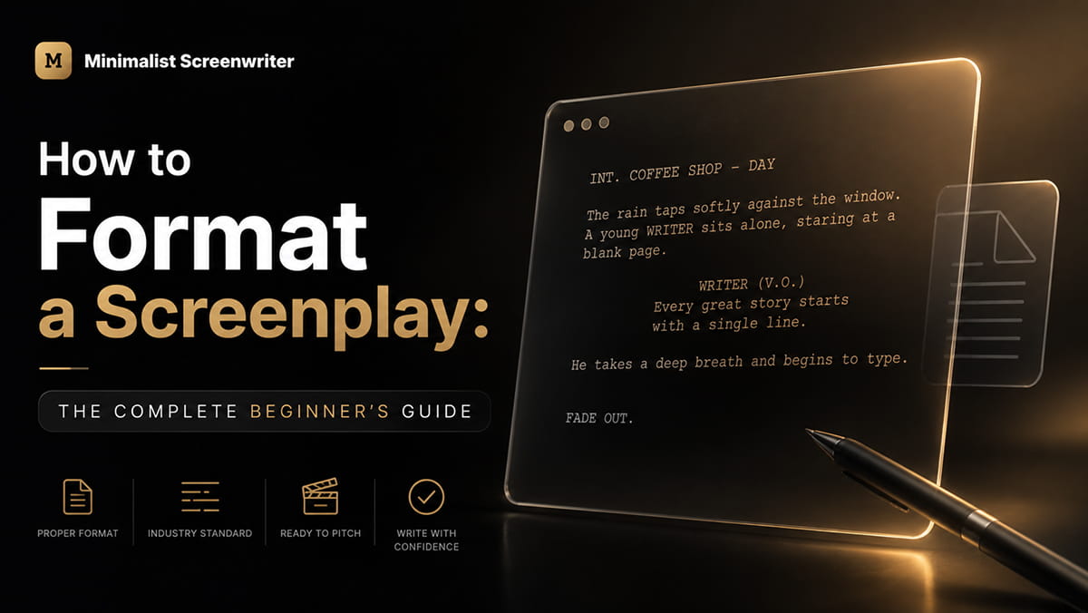 How to Format a Screenplay: The Complete Beginner's Guide
